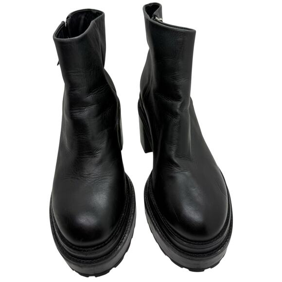 Cult Gaia Brenda Leather Platform Boot Black size 37.5 / 7.5 - Picture 4 of 7